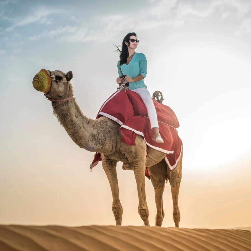 Girlridingcamel