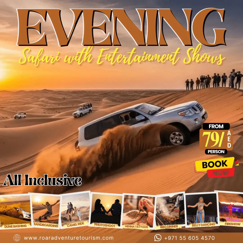 Eveningdesertsafariwithentertainmentshow