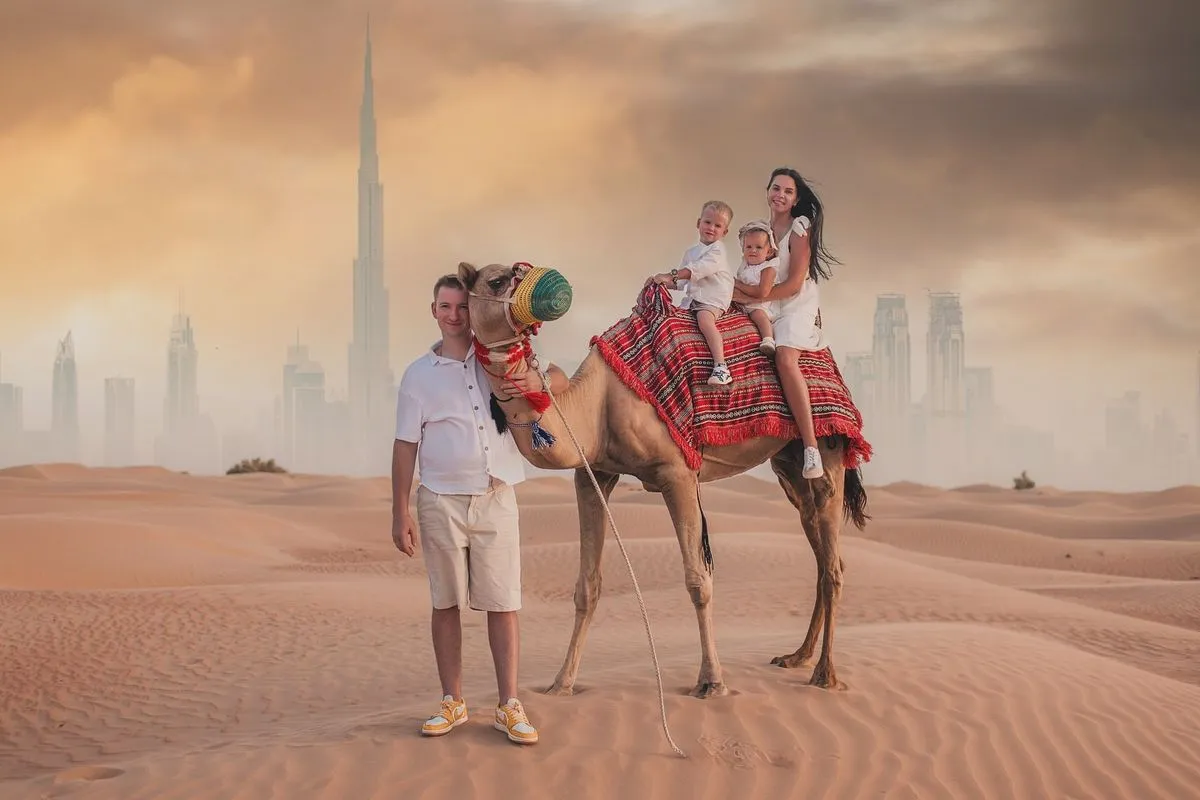 Dubaicamelridedesertsafariwithkids